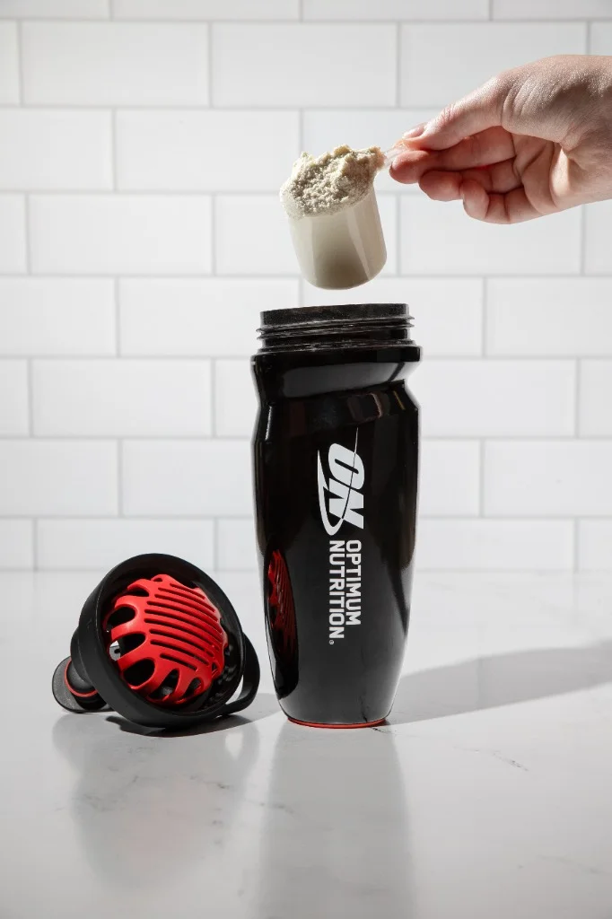 Optimum Nutrition Shaker: Optimum Nutrition product photography by Scéal Video